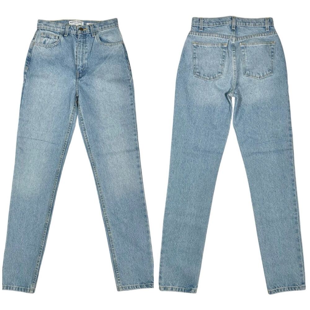 American Apparel | Women | The High Waist Light Wash Skinny Denim Jeans | 26 T